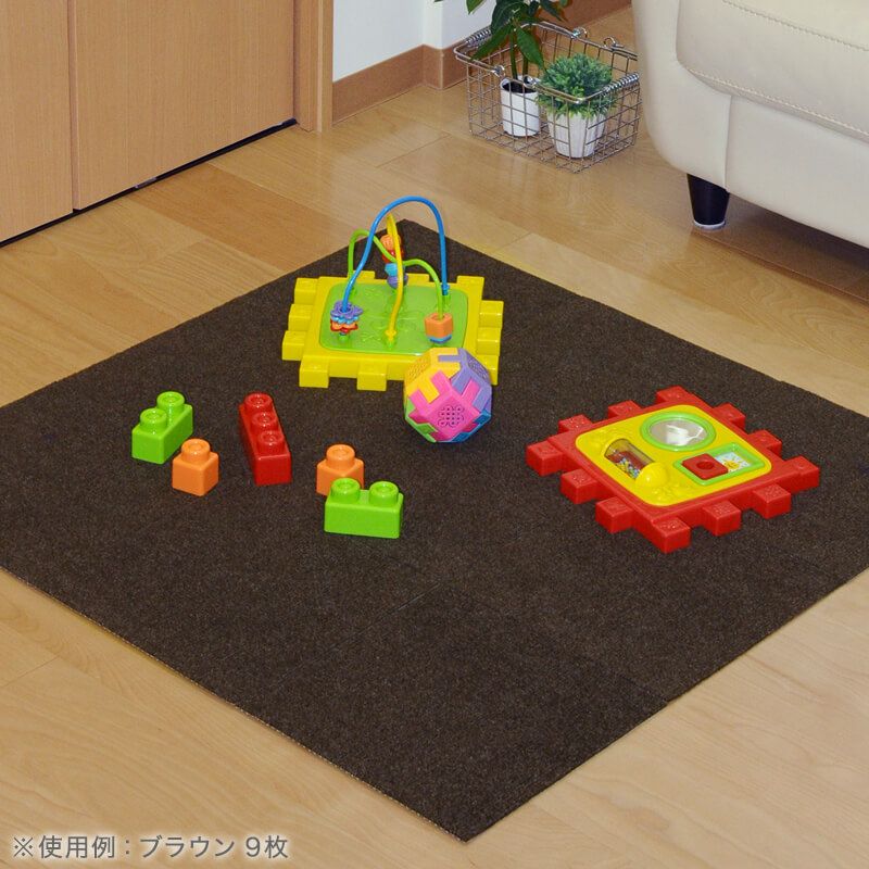 ぴたQ 吸着タイルマット 30×30cm 9枚入 | レック公式オンライン