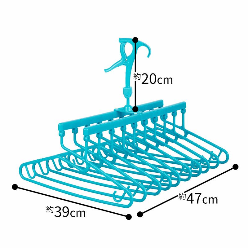 10連ハンガー グリップタイプ