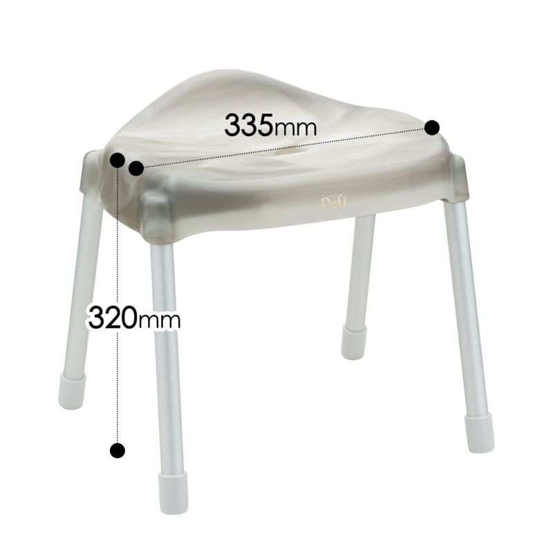 デフィ アルミ風呂いすワイド 32cm