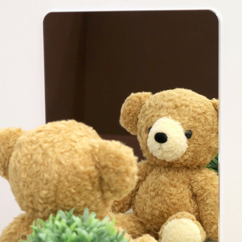 割れにくい ミラー くり返し使える吸着シートタイプ Lサイズ(255×335Hmm)