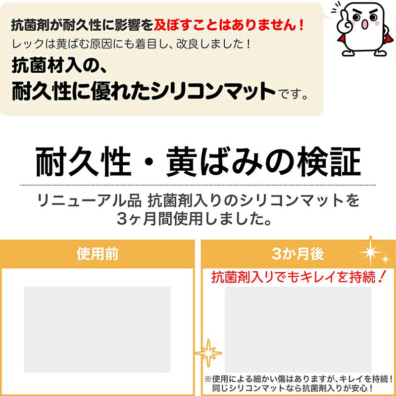 信用 レック NEW 抗菌 調理台 シリコンマット S 40×60cm 厚さ1.5mm キズ汚れ防止 耐熱 吸音 すべり止め K00256  discoversvg.com