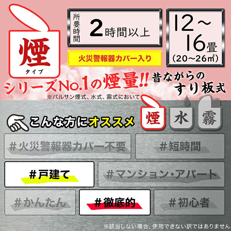 バルサン ワンタッチ 煙タイプ 12～16畳用 1個