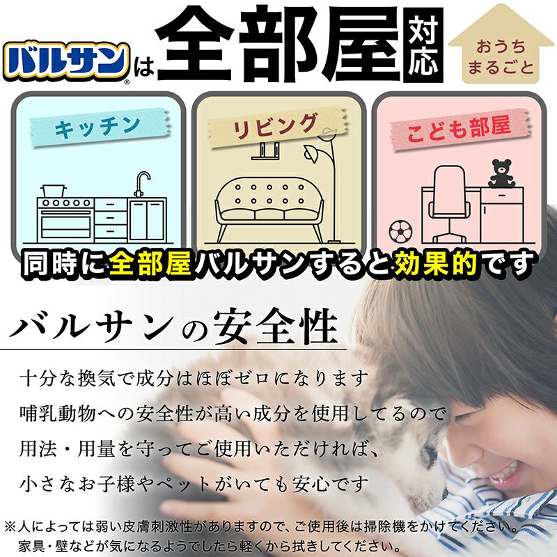 業務用 バルサン 飲食店まるごと殺虫80g 40-50平米用×3個 - 1