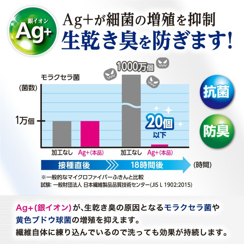 激落ちふきん Ag＋ 2枚入 食器用