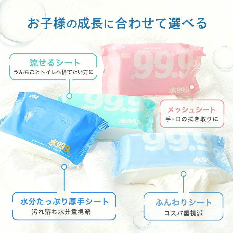 手口ふき水99.9％ケース販売80枚15個入(1200枚)