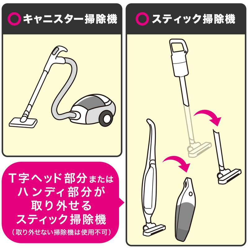 スティック掃除機対応 ふとん圧縮袋 Mサイズ 2枚入