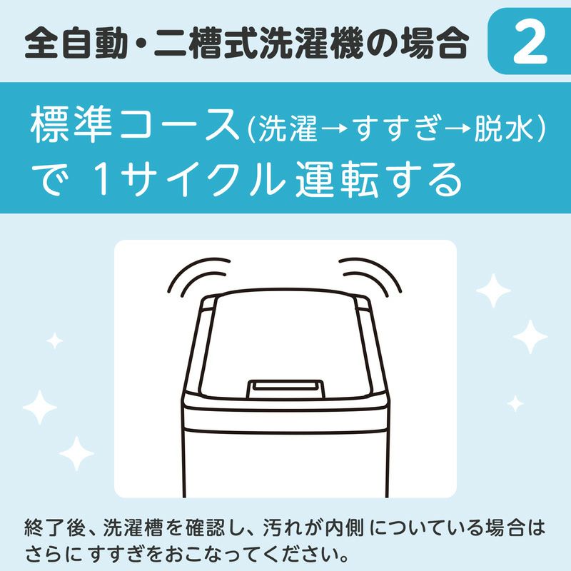 激落ちくん 石けんカスを分解する洗濯槽クリーナー