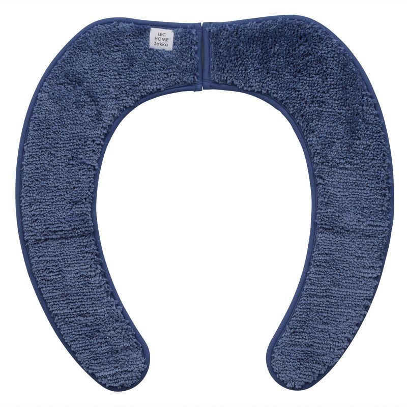 ぴたQ 吸着便座シート タフトタイプ ネイビー