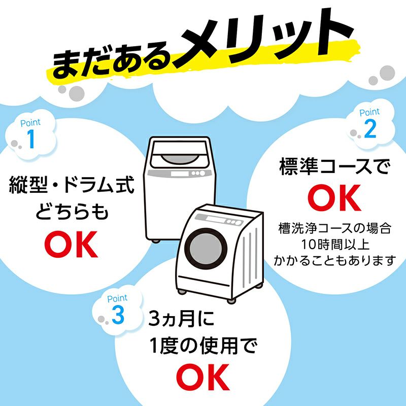 激落ちくん泡立つ洗濯槽クリーナー