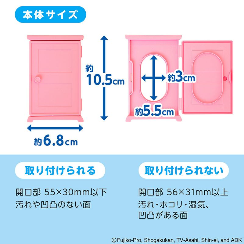 ドラえもん どこでもドア くりかえし使える ウェットティッシュのフタ