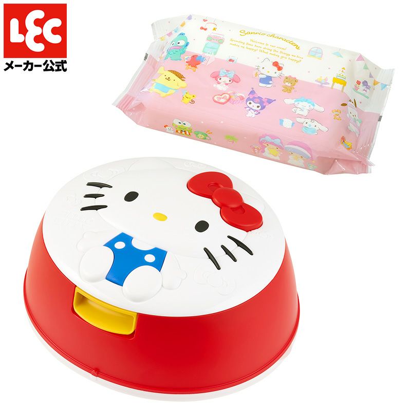 ハローキティ ウェットティッシュケース & 水99.9% ウェット