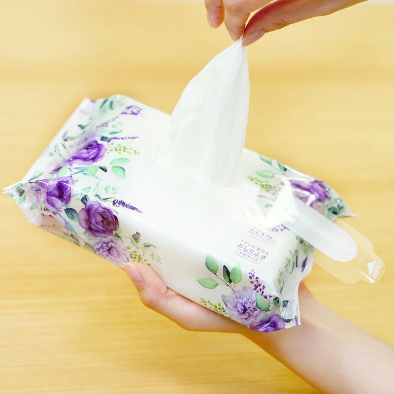 大人・介護用こころ想い流せるおしりふき大判サイズ