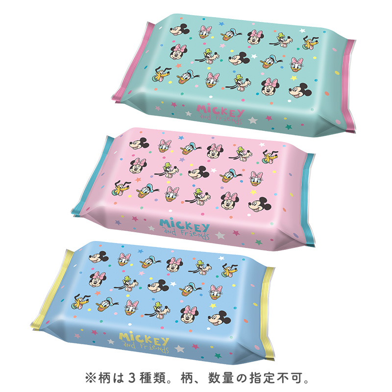 ディズニーベビー除菌シートミッキー＆フレンズ60枚×3