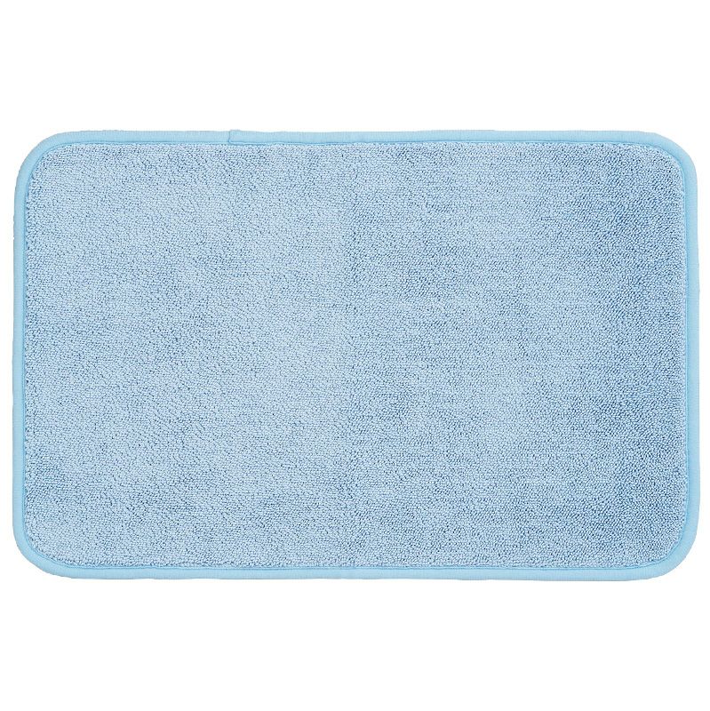激落ちくん瞬間吸水バスマットＭ　ブルー