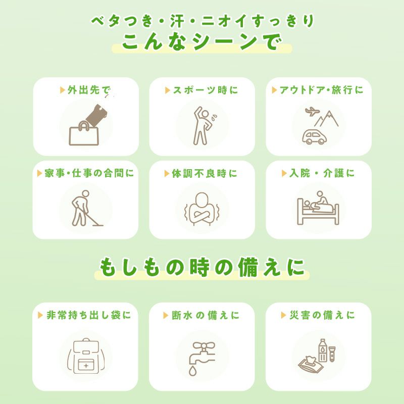ポケットエチケット ボディソープシート 10枚