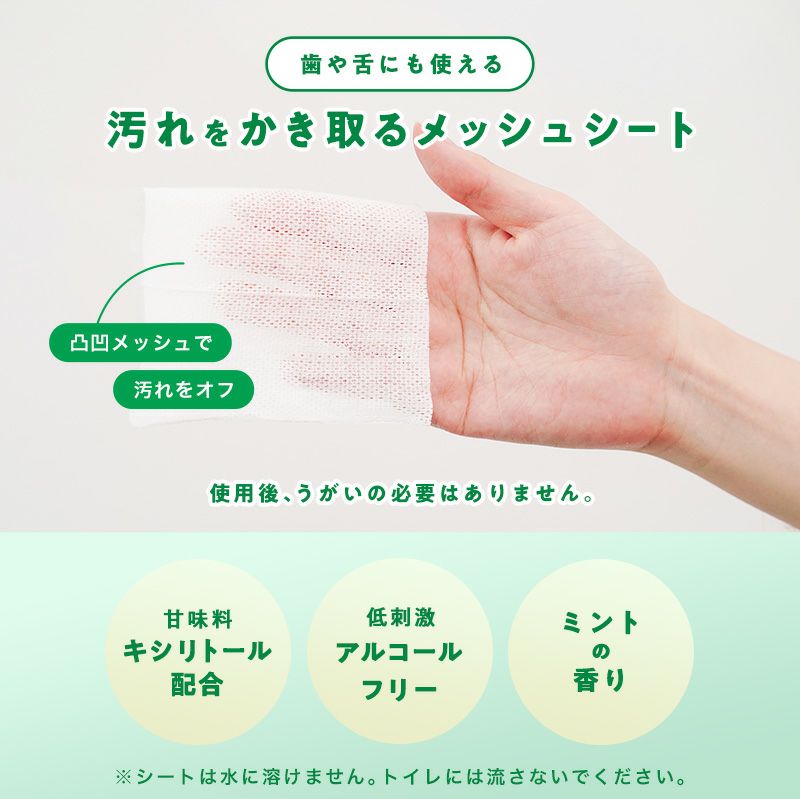 ポケットエチケット 歯みがきシート10枚_5