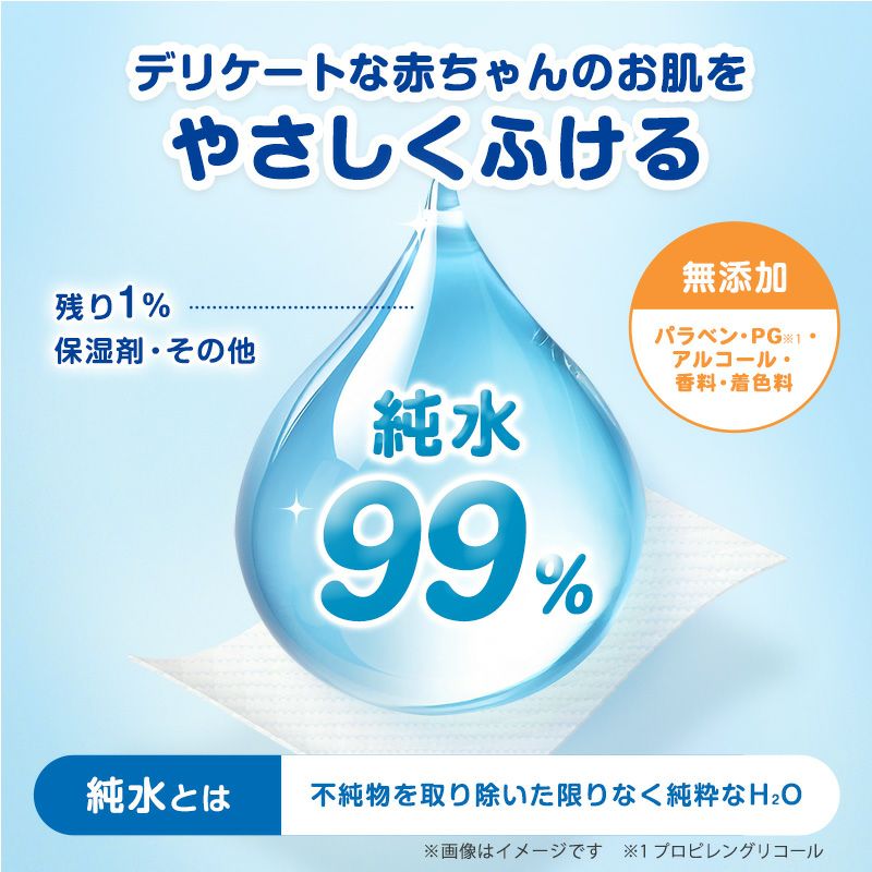 アンパンマン ドキンちゃん おしりふき ケース付き (おしりふき 60枚 1個入)