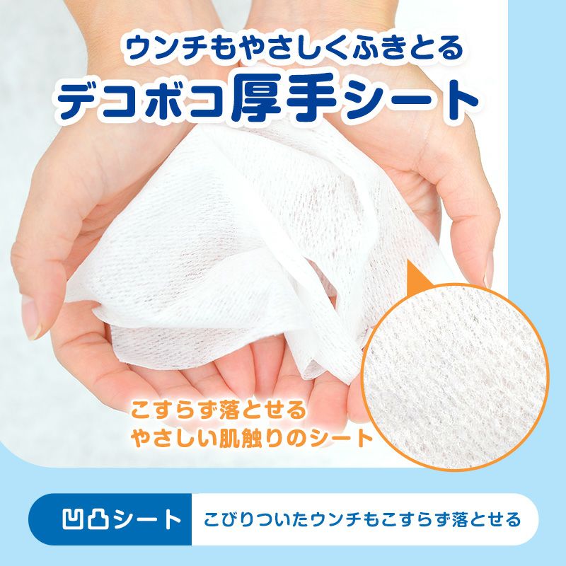 アンパンマン ばいきんまん おしりふき ケース付き (おしりふき 60枚 1個入)