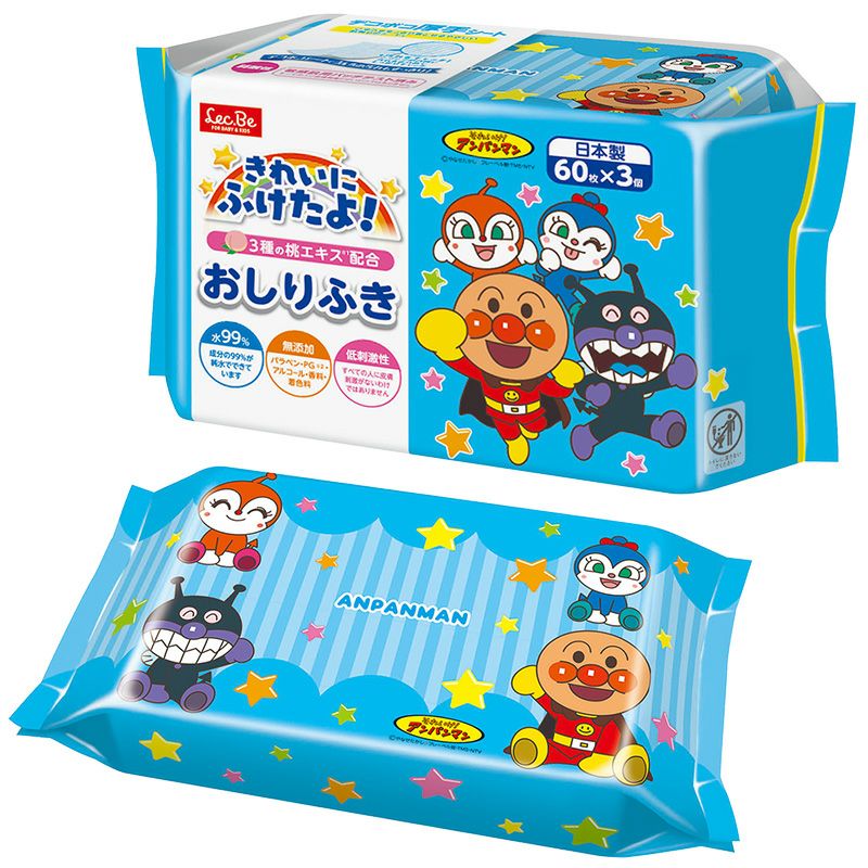 アンパンマン おしりふき 60枚×3個入