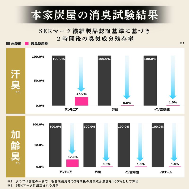 調湿・消臭 木炭 本家炭屋 スリムタイプL 2個セット