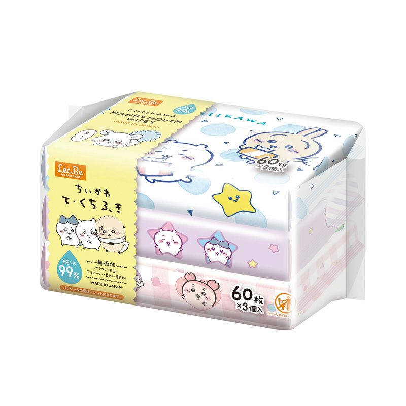 ちいかわ 手口ふき 60枚入×3個 | レック公式オンラインショップ