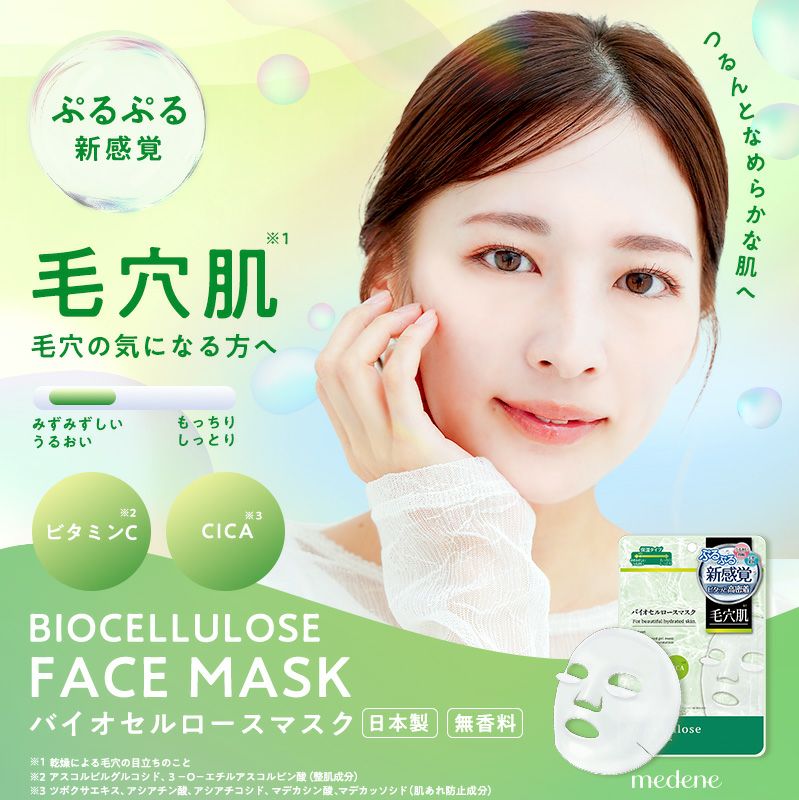 medene バイオセルロースマスク 毛穴肌タイプ 