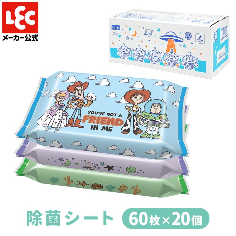 ディズニー 除菌シート トイ・ストーリー 60枚×20個入